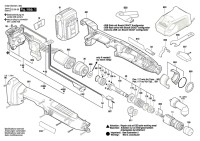 Bosch 3 602 D94 600 Angle Exact Ion 8-1100 Pn-Accu-Screwdriver 18 V / Eu Spare Parts